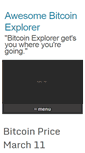 Mobile Screenshot of bitcoinexplorer.org